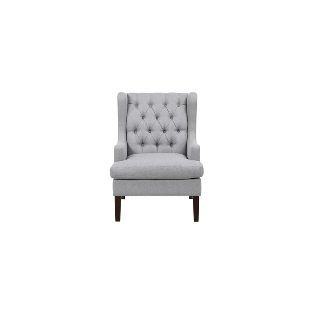 Lexicon Quent Textured Accent Chair in Gray