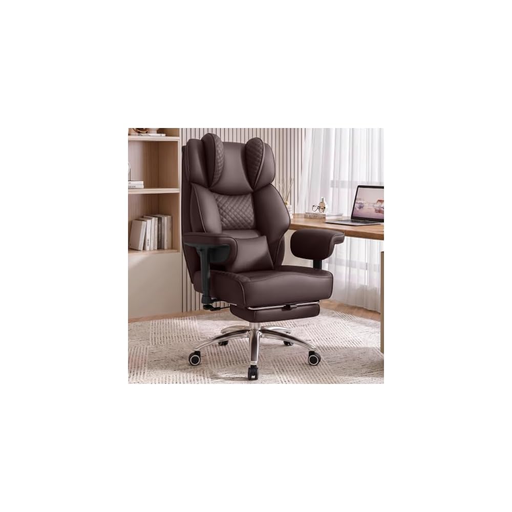 Big and Tall Office Chair, Heavy Duty Wide Ergonomic Desk Chair