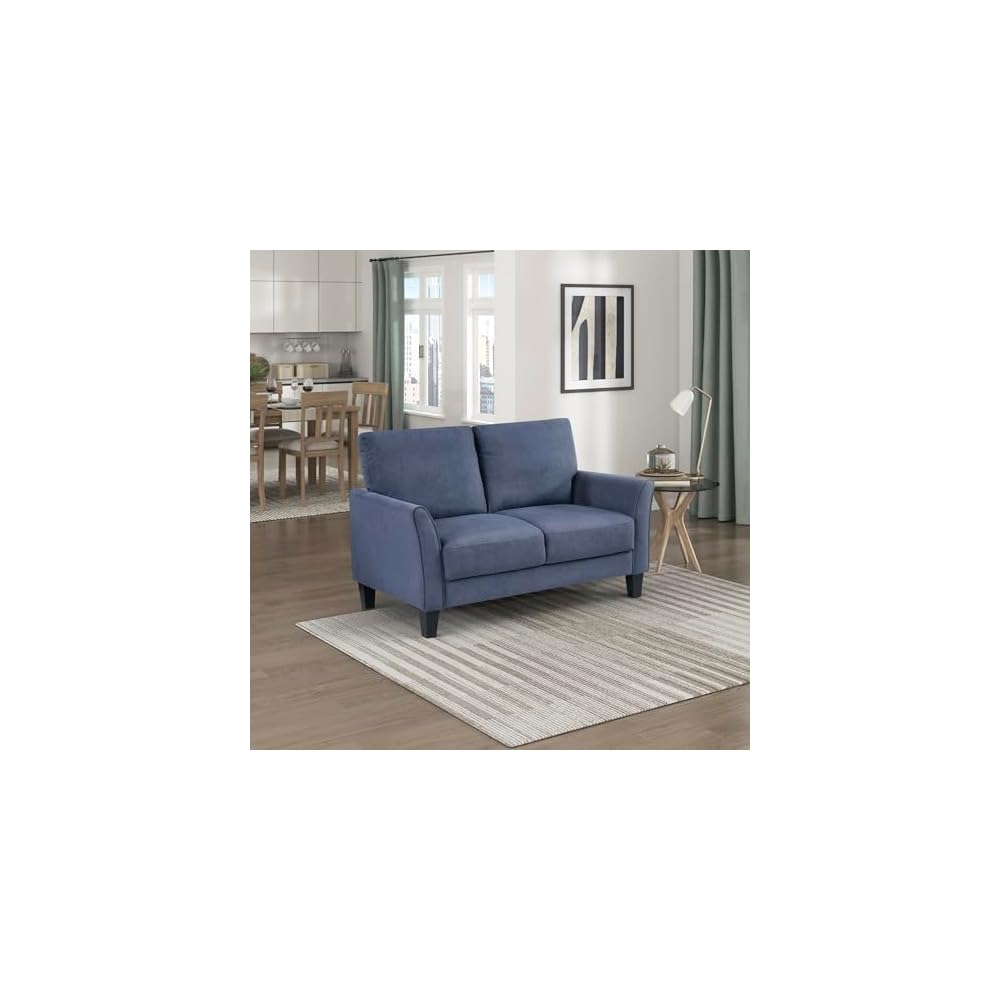 Lexicon Chair, Living Room Chair Accent Chair, Single Sofa Chair, Textured Fabric Upholstered Armchair Comfy Chair for Bedroom/Waiting Room/Office/Apartment, Chocolate