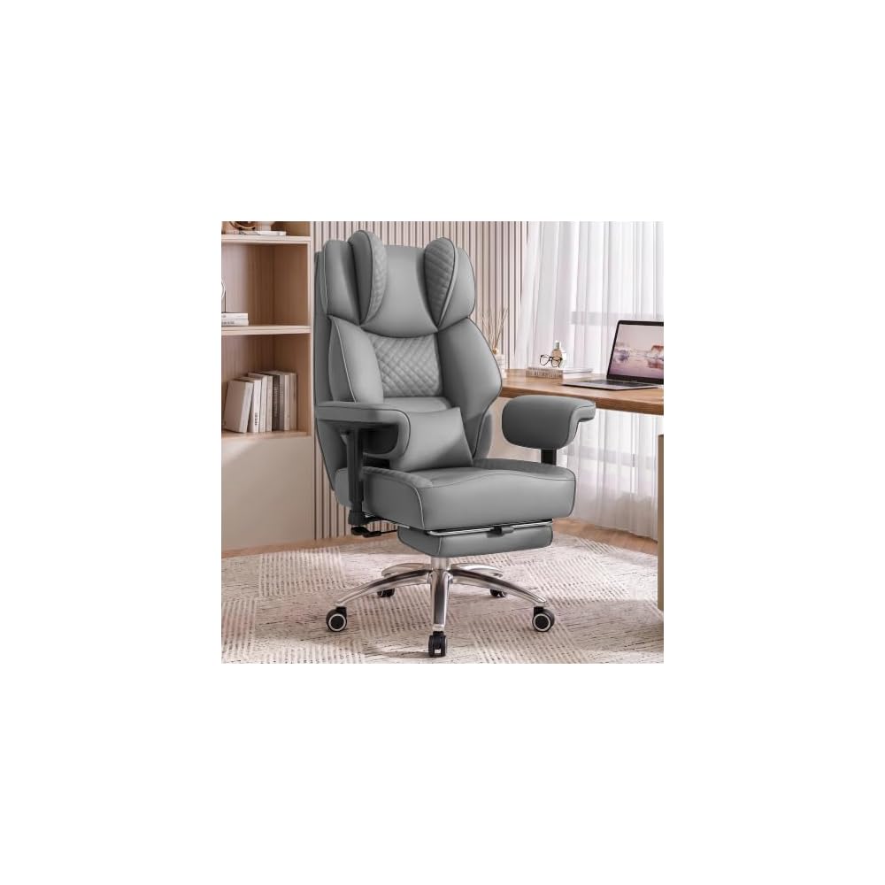Big and Tall Office Chair, Heavy Duty Wide Ergonomic Desk Chair