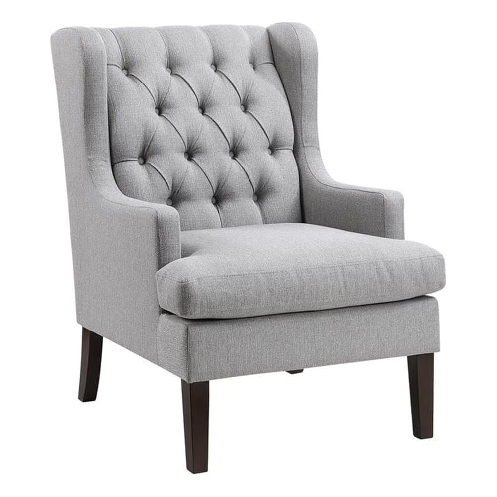 Lexicon Quent Textured Accent Chair in Gray
